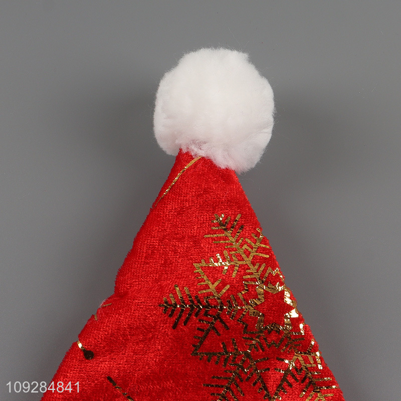 Online wholesale red christmas hat Santa hat