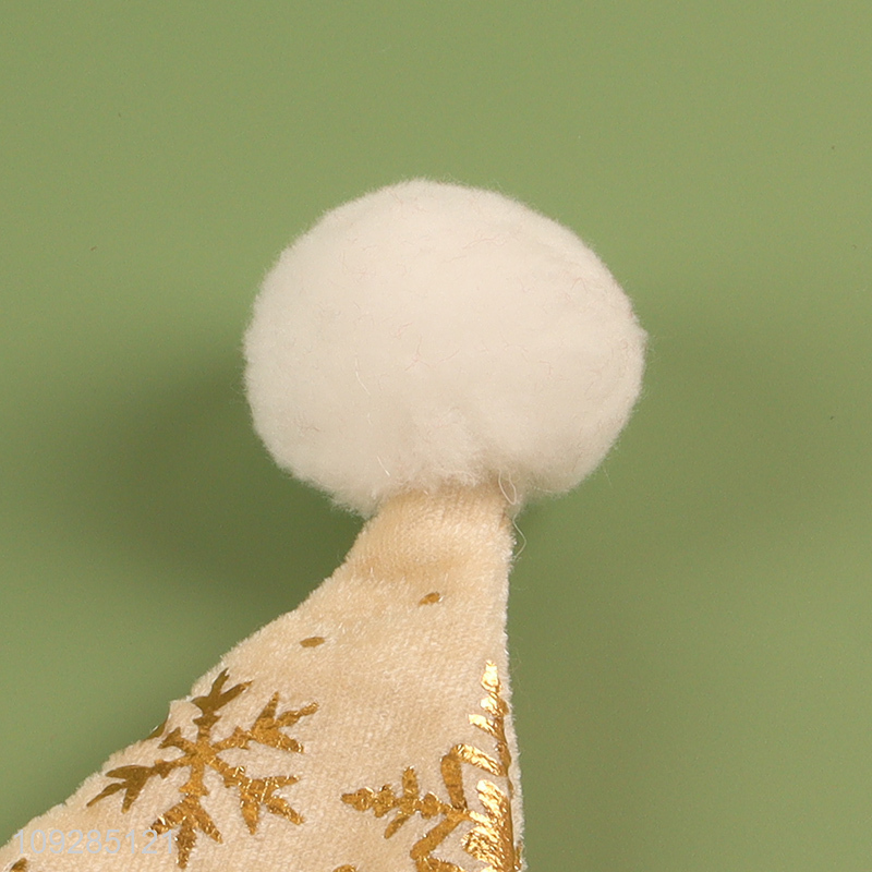 Factory direct sale multicolor christmas hat Santa hat wholesale