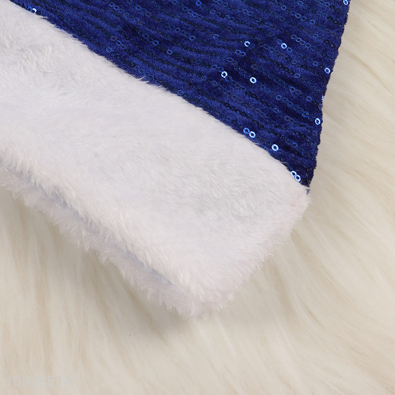 Factory price multicolor christmas hat Santa hat for sale