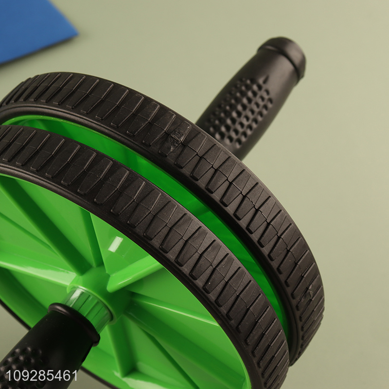 Wholesale Home Gym Fitness Stainless Iron Pipe AB Wheel Roller