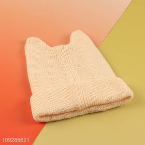 Good quality winter knitted hat beanies hat for sale