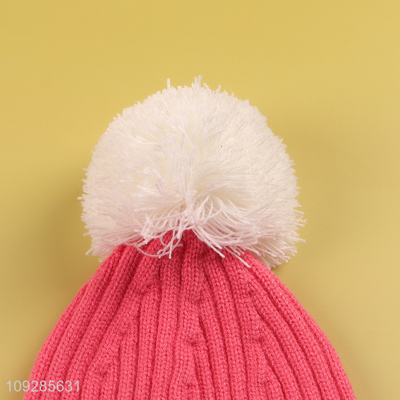 Top selling warm knitted hat beanies hat wholesale