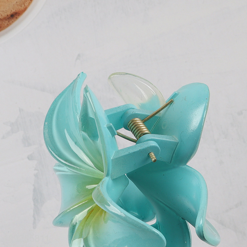 Good selling flower shape hair claw clips hair accessories
