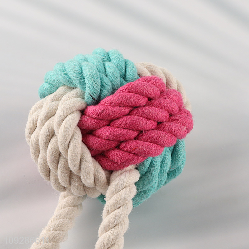 New product pet chew toys teething toys cotton rope toys