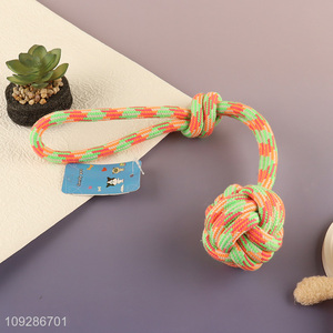 China wholesale cotton rope pet chew toys teething toys