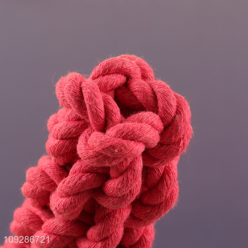 Top quality pet chew toys teething toys pet cotton rope toys