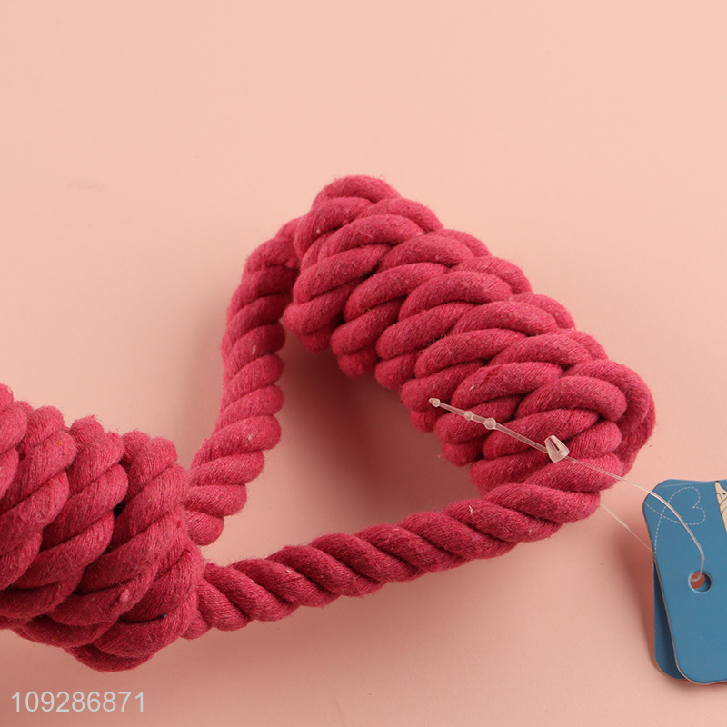 Hot selling cotton rope pet chew toys teething toys wholesale