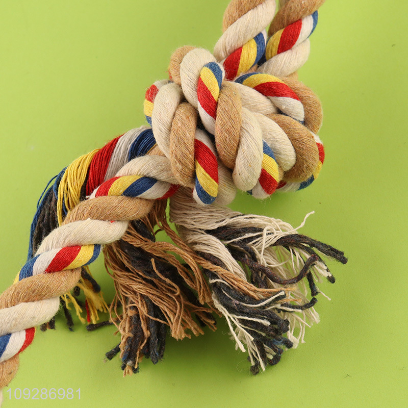Hot products cotton tope pet chew toys teething toys