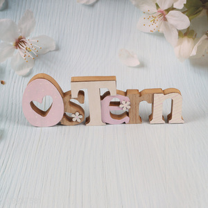 Factory direct sale wooden tabletop decor Easter decoration