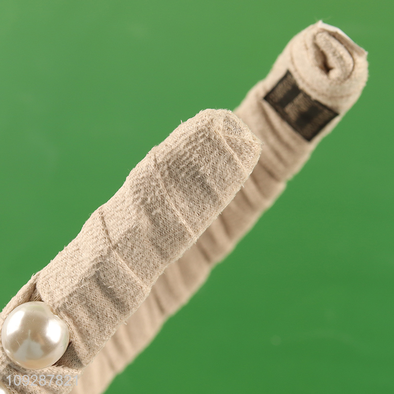 Top products fashion girls hair hoop hair accessories with pearl