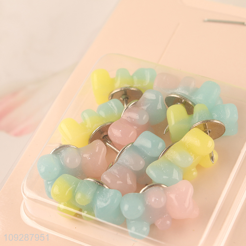 Top selling colorful pushpins press thumbtack for school office