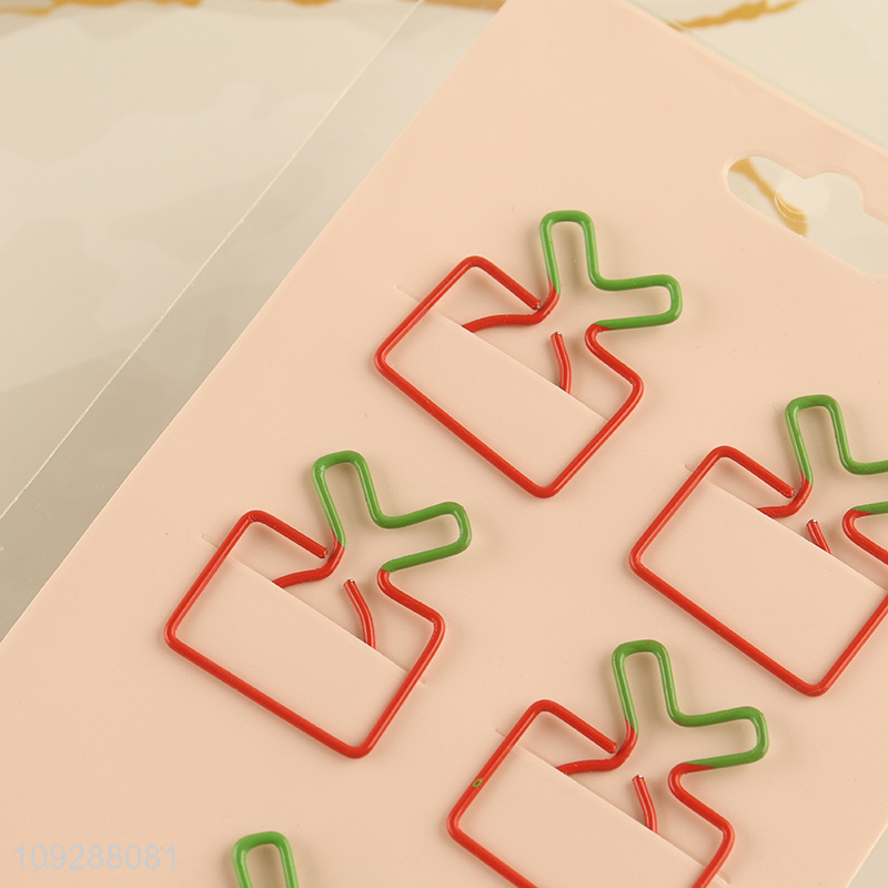 Factory wholesale stationery iron paper clips set