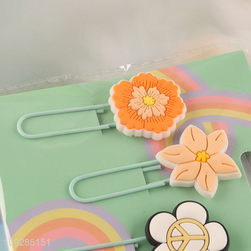 New arrival 4pcs school office iron paper clips set