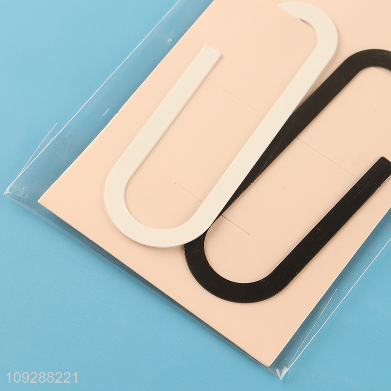 Top products 2pcs metal stationery paper clips bookmark