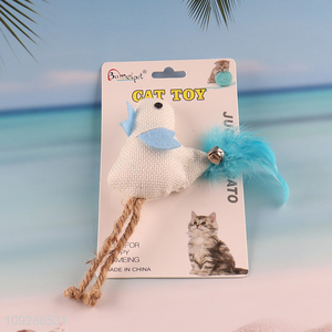 Hot selling cat toy pet chew toy with bell