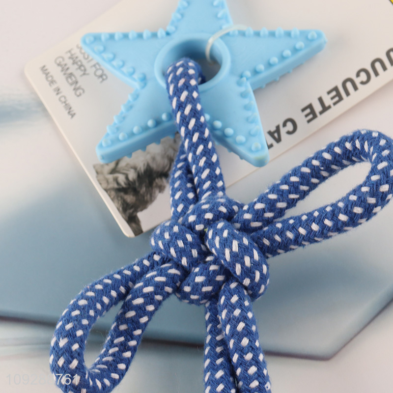 Hot items cotton rope pet chew toys teething toys