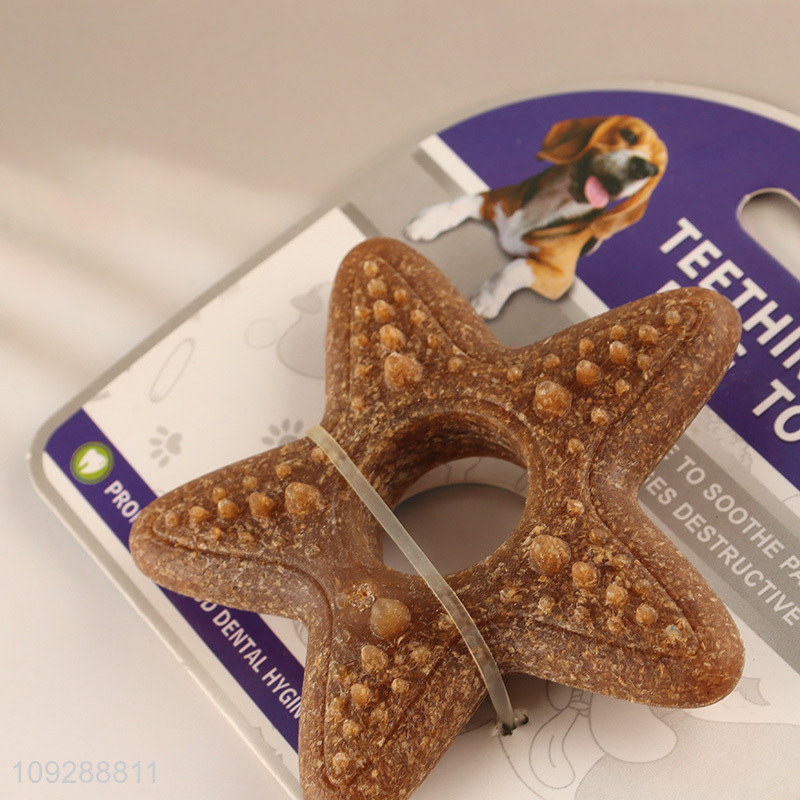Popular products star shape pet chew toys teething toys
