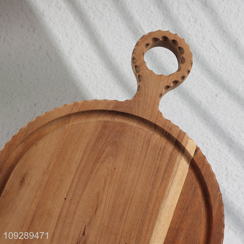 Hot selling home restaurant bamboo dessert plate wholesale