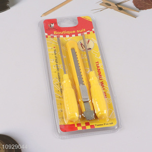 Factory price hand tool utility knife screwdrivers set