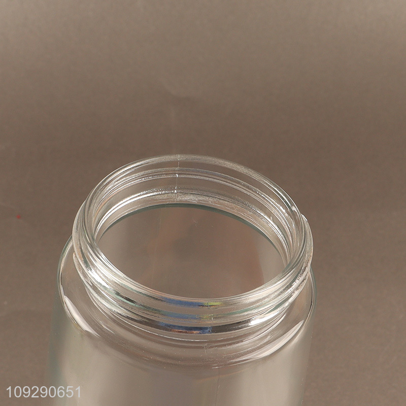 Popular products multicolor 400ml glass oil pot
