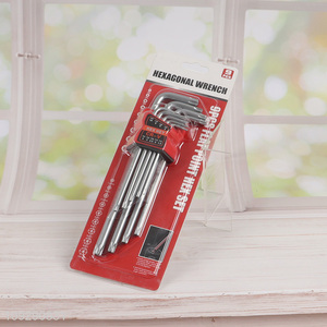 Factpry price stainless steel hex wrench set hexagonal wrench