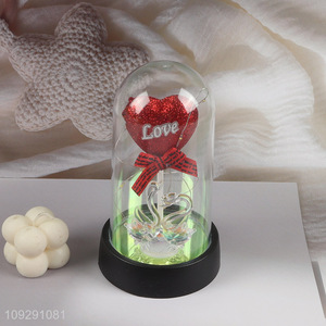 Factory wholesale ornament Valentine's Day gift with lights
