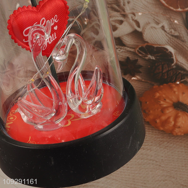Good price creative ornament Valentine's Day gift with lights