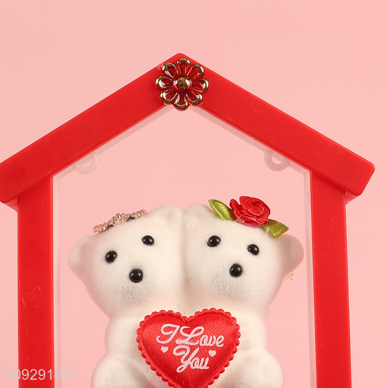 Hot products cartoon bear ornament Valentine's Day gift