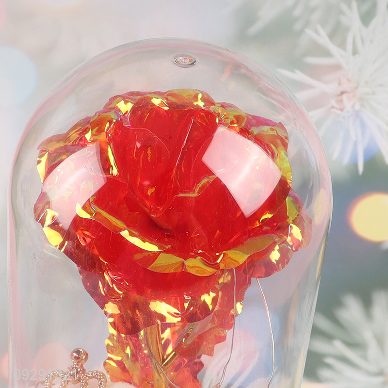 Good selling bear ornament lights Valentine's Day gift with cover