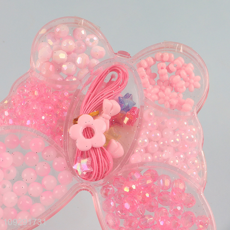 China wholesale pink diy jewelry toys bead toys for kids
