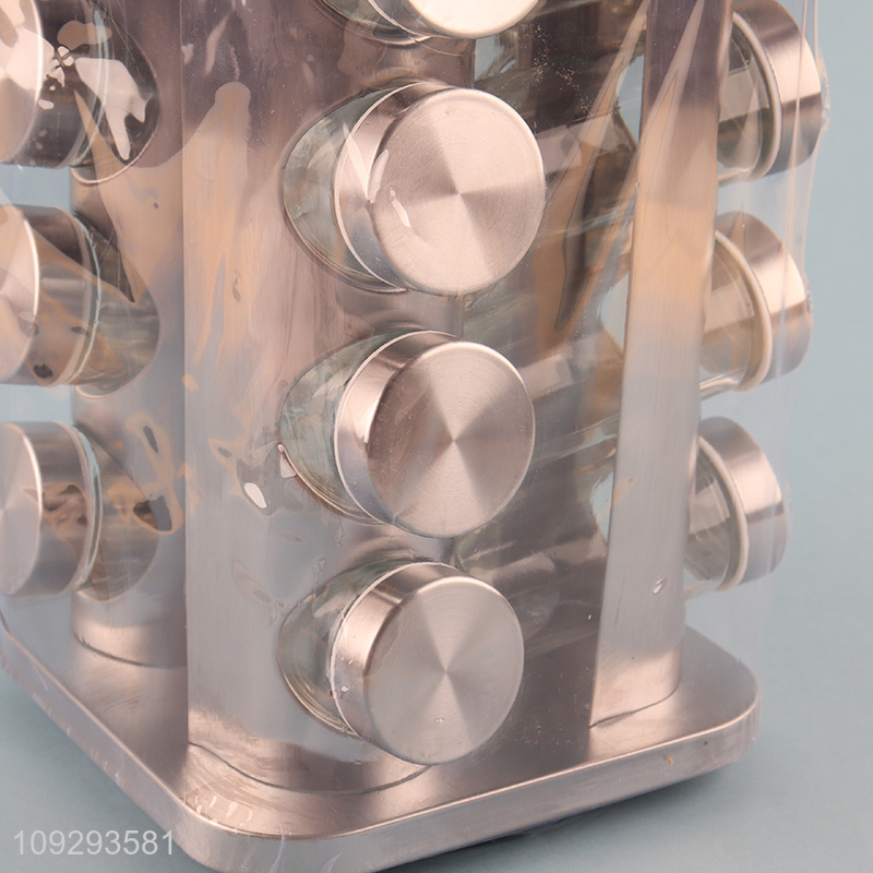 Yiwu market stainless steel condiment bottle with holder