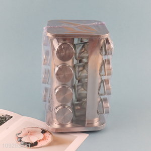 Yiwu market stainless steel condiment bottle with holder