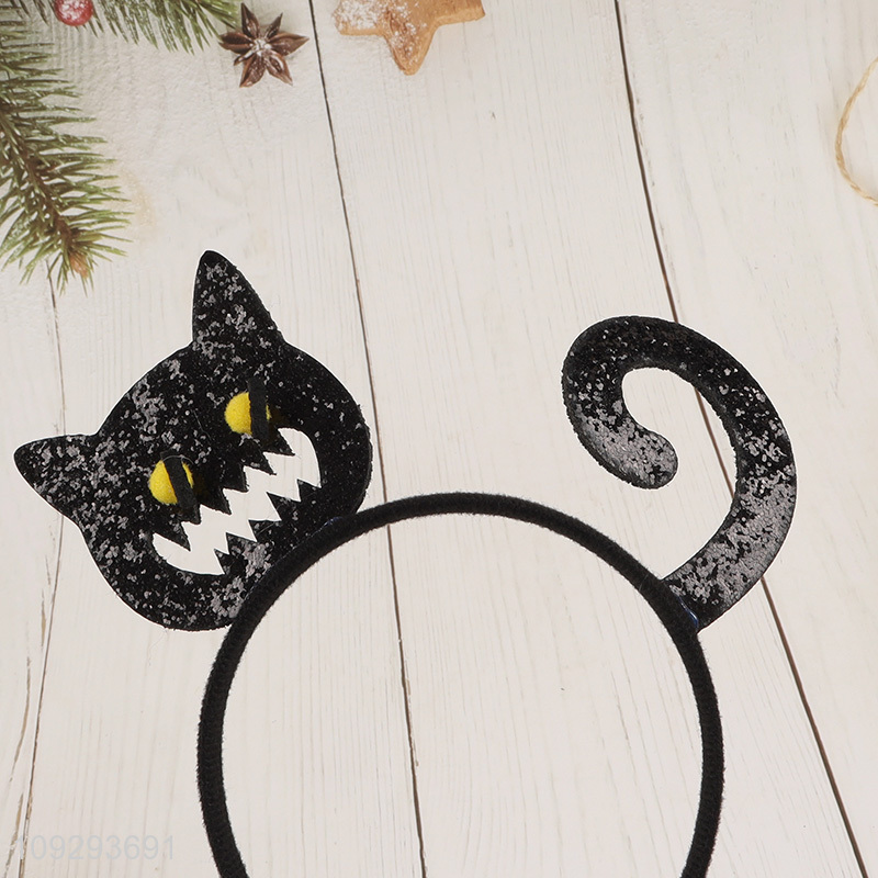 Hot selling black cat Halloween hair hoop hair accessories