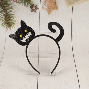 Hot selling black cat Halloween hair hoop hair accessories