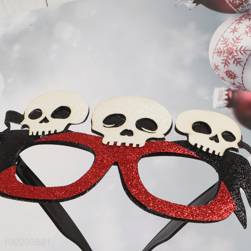 China wholesale skull shape Halloween party glasses