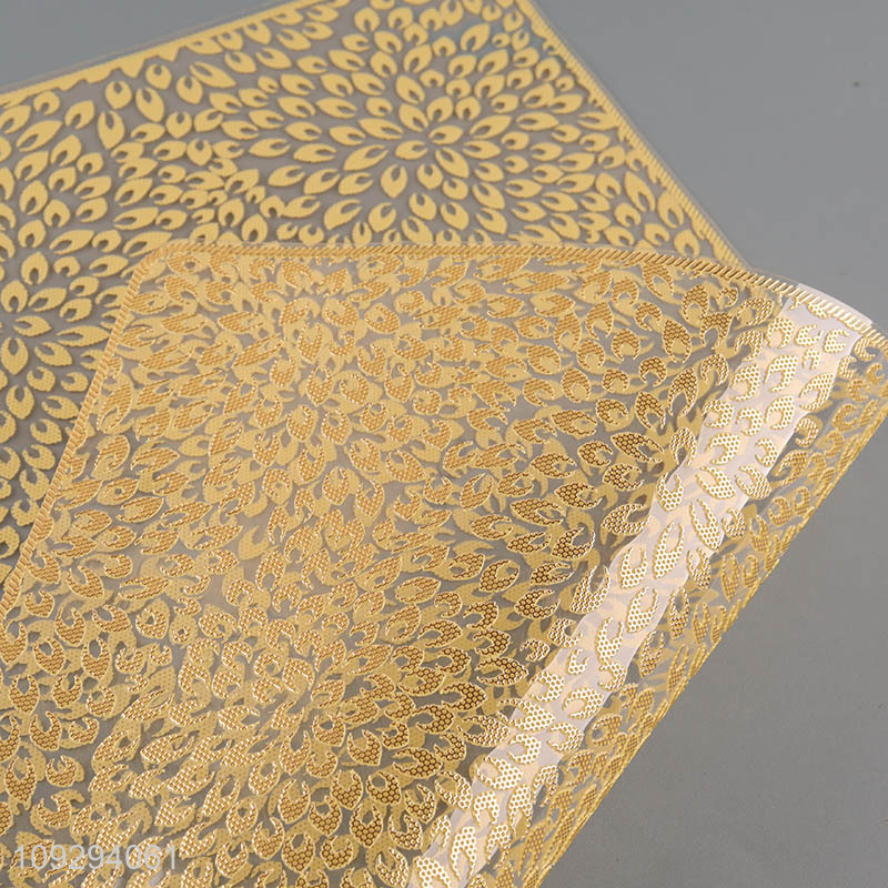 Top products rectangle pvc placemats dinner mat