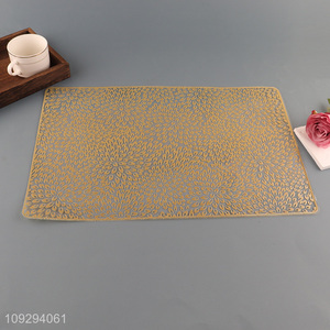 Top products rectangle pvc placemats dinner mat