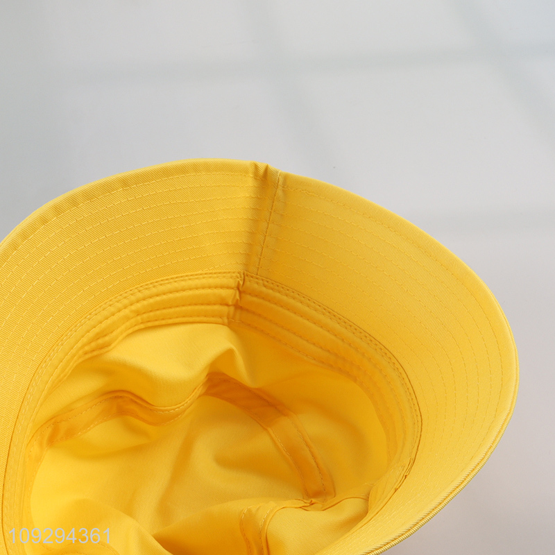 Good selling yellow summer fisherman hat sun hat