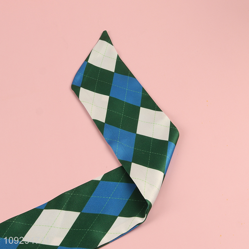Top selling fashion accessories polyester silk scarf