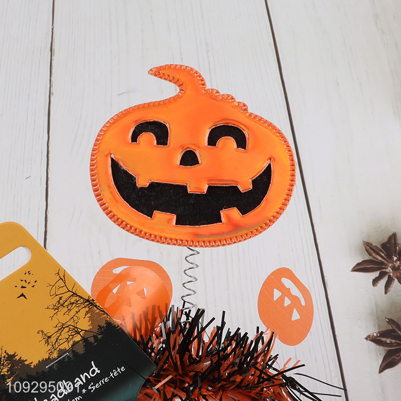 Top selling pumpkin Halloween party hair hoop hair accessories wholesale