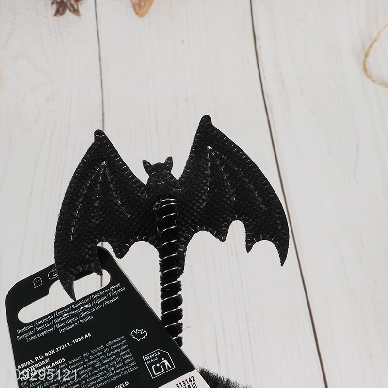 China wholesale bat Halloween party hair hoop hair accessories