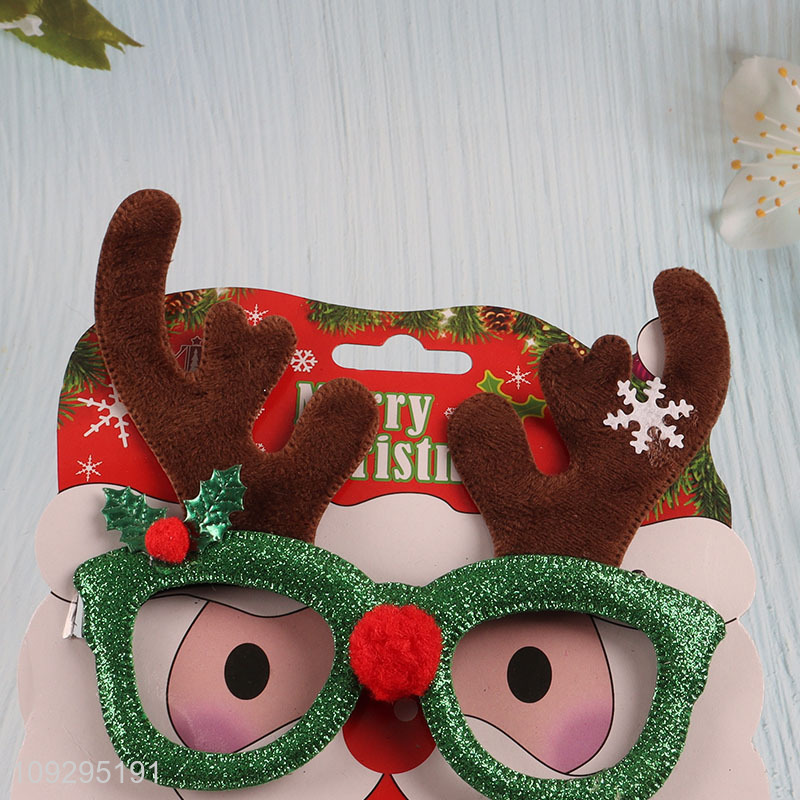 Popular products elk multicolor christmas party glasses