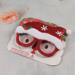 Factory price christmas hat christmas party glasses