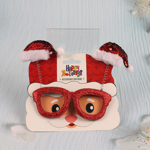 Factory wholesale christmas party glasses christmas decoration