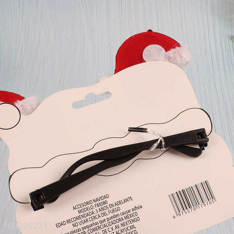 Factory wholesale christmas party glasses christmas decoration