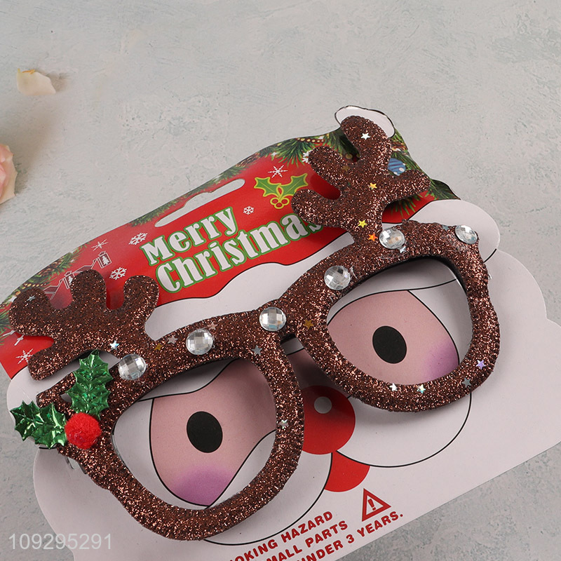 Top quality decorative christmas party glasses for sale