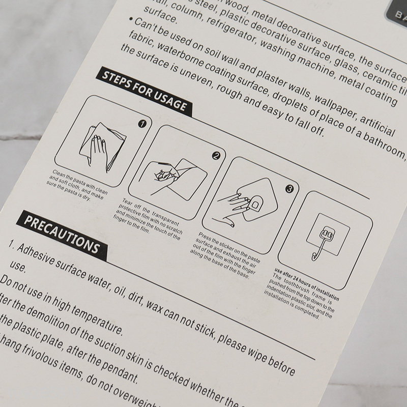 Top selling household sticky hook wall hook set