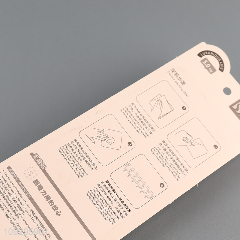 Top selling bathroom kitchen sticky hook wall hook