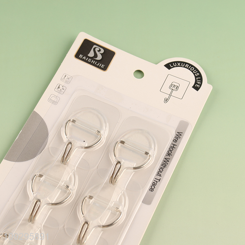 Top selling clear heavy duty sticky hook wall hook