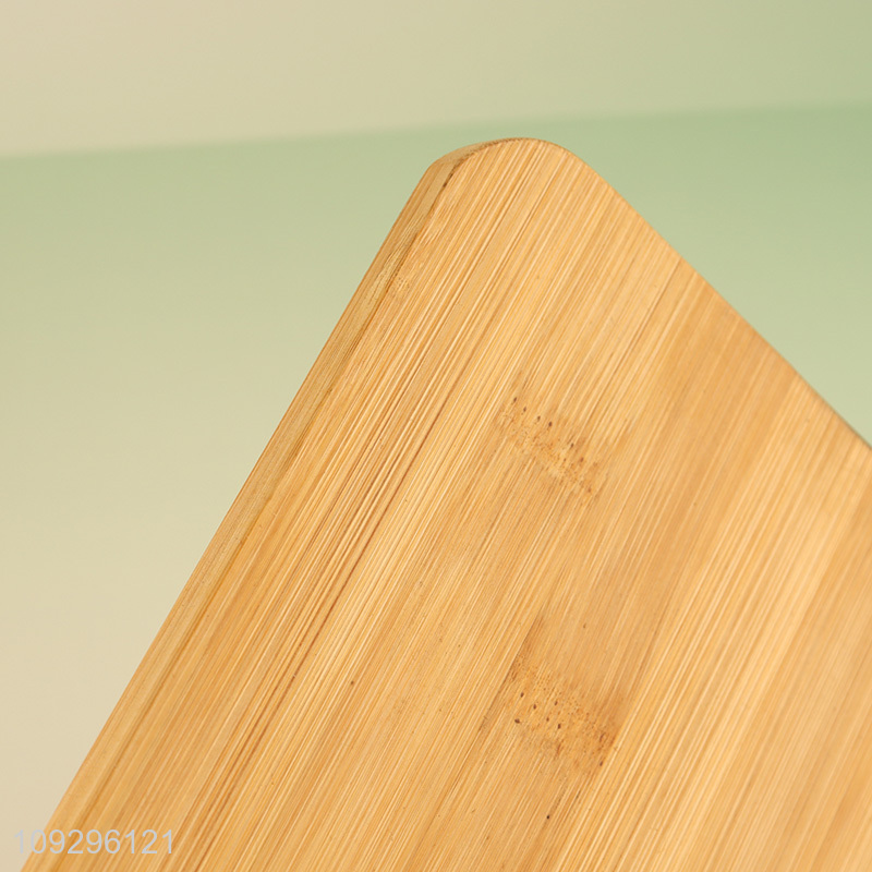 Factory price bamboo pizza plate cutting board for sale